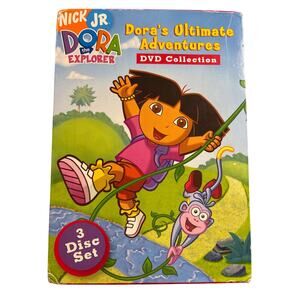 Dora’s Ultimate Adventures DVD collection 3 disc box set Nick Jr Kidcore y2k